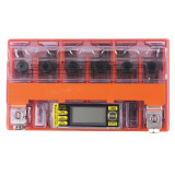 Акумулятор гелевий TT AGRO MOTO YTX12-BS 12(10)АH, 150х87х130 мм на бензиновий генератор, помаранчевий, з дисплеєм