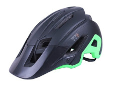 Шолом захисний чорний із салатовим size L - TTG