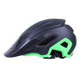 Шолом захисний чорний із салатовим size L - TTG