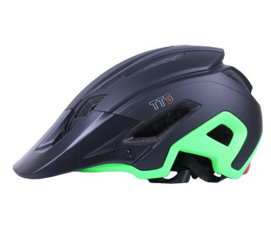 Шолом захисний чорний із салатовим size L - TTG