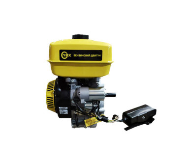 Двигун 177FE – бензин (під шпонку діаметр 25 мм) (9 к.с.) з електростартером – YBX