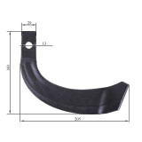 Ніж фрези правий IT-225 A-a 500gr 160*205 мм Mototraktor YBX