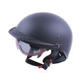 Шолом MD-513-1 чорний матовий + чорне скло size S - VIRTUE