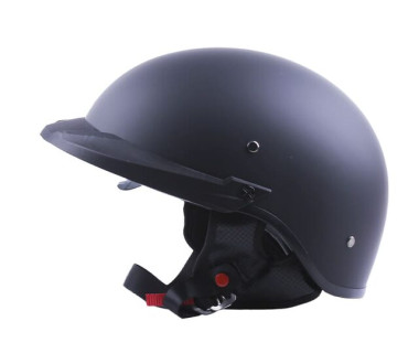 Шолом MD-513-1 чорний матовий + чорне скло size S - VIRTUE