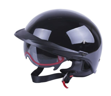 Шлем MD-513-1 черный глянцевый + черное стекло size XL - VIRTUE