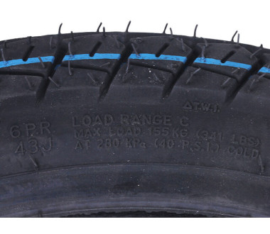 Покришка 2,50*17 6PR TT (під камеру) тип 5