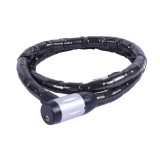 Замок протиугінний тросовий 22мм*1000мм (під ключ) ZX1103