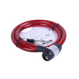 Замок протиугінний спіральний 15мм*1000мм (під ключ) ZX2116