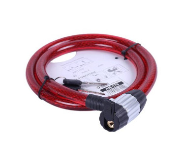 Замок протиугінний спіральний 15мм*1000мм (під ключ) ZX2116