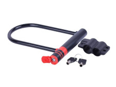 Замок протиугінний U-подібний діаметр 10мм ZX5103