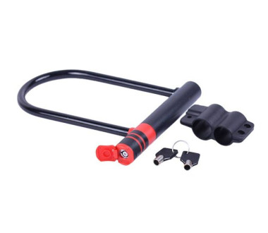 Замок протиугінний U-подібний діаметр 10мм ZX5103