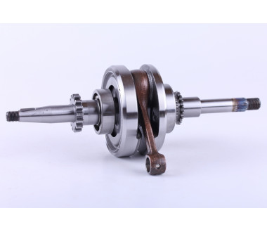 Колінвал + підшипники, к-т 2 шт.: 6204RS + 6004RS - 50CC4T