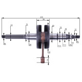 Колінвал - Yamaha JOG 50 - 3KJ