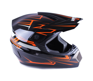 Шолом MD-905 чорно-червоний size L - VIRTUE