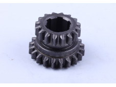 Шестерня головного валу здвоєна (перед./задн.передач) Z-20/16 - 168F-170F
