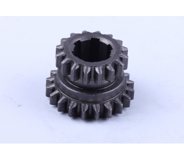 Шестерня головного валу здвоєна (перед./задн.передач) Z-20/16 - 168F-170F