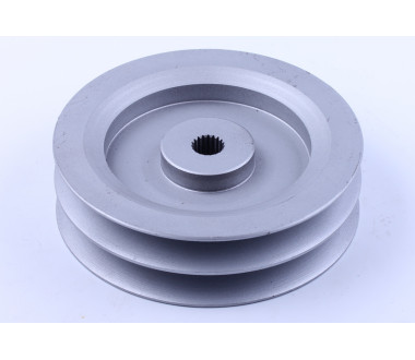 Шкив ремня редуктора ведомый 2 ручья - 168F-170F