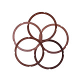 Прокладка головки циліндра метал, к-т: 5 шт. - 178F