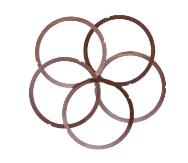 Прокладка головки циліндра метал, к-т: 5 шт. - 188D