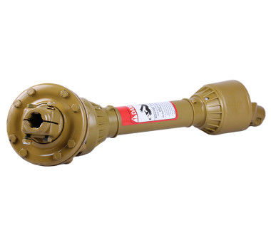 Вал карданний 6*6 шліців, 730 мм, перетин-трилимонник, з кожухом та муфтою