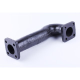 Коліно вихлопної труби 4*4 DongFeng 354/404