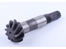 Вал шестерні конічної переднього мосту L-195 мм Z-10/12 Foton 354/404