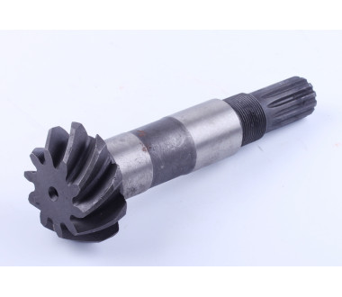 Вал шестерні конічної переднього мосту L-195 мм Z-10/12 Foton 354/404