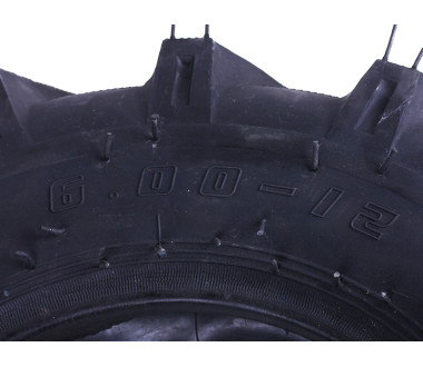 Покрышка с камерой 6.00*12 "елочка" (12 слоев) 9,85 кг TTG