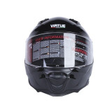 Шлем для мотоцикла, скутера V-80 VIRTUE трансформер (черный, size M)
