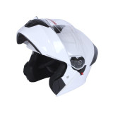 Шолом для мотоцикла, скутера 909 TTG трансформер (білий глянсовий, size M)