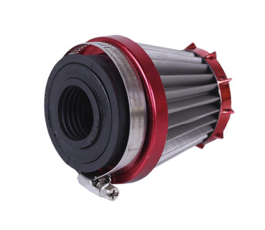 Фільтр нульовий KM червоний Ø48-50/35/28 мм прямий - АМ