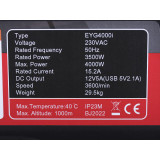 Генератор інверторний відкритий бензин EYG4000i 3.5/4.0 KW