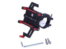 Тримач телефону (кріплення на кермо) HFCM-23 алюміній червоний