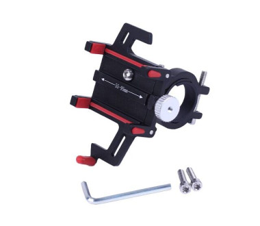 Тримач телефону (кріплення на кермо) HFCM-23 алюміній червоний