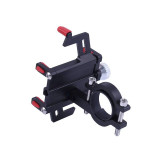 Тримач телефону (кріплення на кермо) HFCM-23 алюміній червоний