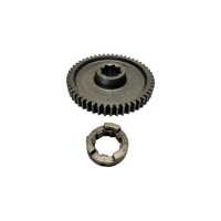 Шестерня полуоси левая Z-51 (под болт) + муфта - МТ YBX Тип 2