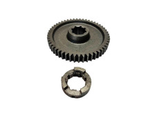 Шестерня півосі ліва Z-51 (під болт) + муфта - МТ YBX Тип 2