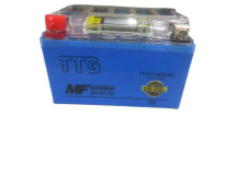 Акумулятор гелевий TTG YTX7A-BS 7АH, 150×87×94 мм синій, з дисплеєм