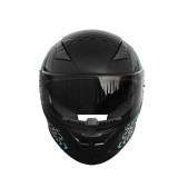 Шлем для мотоцикла, скутера 800 Racing 269 TTG интеграл (черный с графикой матовый, size M)