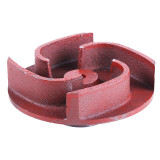 Крильчатка мотопомпи 4 лопаті, під шпонку діаметр 20 мм