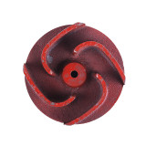 Крильчатка мотопомпи 4 лопаті, під шпонку діаметр 20 мм