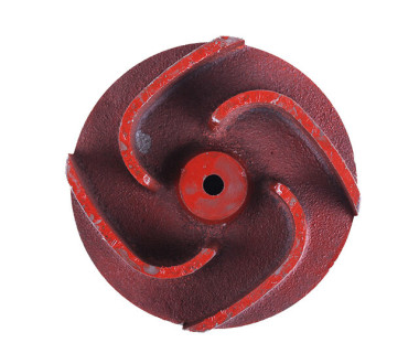 Крильчатка мотопомпи 4 лопаті, під шпонку діаметр 20 мм