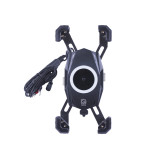 Тримач телефону (кріплення на кермо) M22-A1 з бездротовою зарядкою та круглим зеленим світлодіодом (Kewiq)