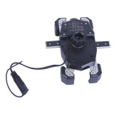 Тримач телефону (кріплення на кермо) M22-A1 з бездротовою зарядкою та круглим зеленим світлодіодом (Kewiq)