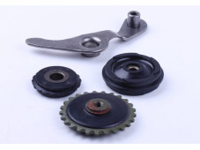 Натягувач ланцюга, к-т: 3 шт. + коромисло - Дельта/Альфа - TTG