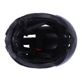 Шлем защитный черный с серым с габаритным фонарем и очками size L - TTG