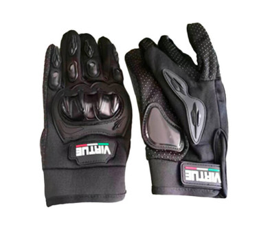 Моторукавички чорні size L - Virtue
