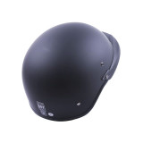 Шолом MD-513-1 чорний матовий + чорне скло size M - VIRTUE