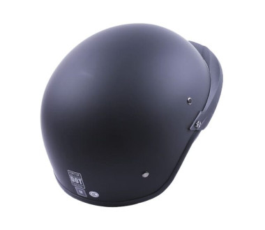 Шолом MD-513-1 чорний матовий + чорне скло size M - VIRTUE