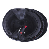 Шолом MD-513-1 чорний матовий + чорне скло size M - VIRTUE